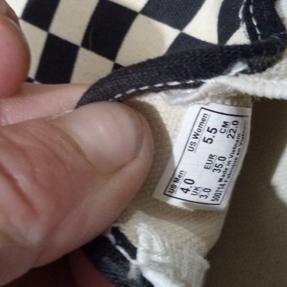 Checkered Vans - Picture 3 of 3